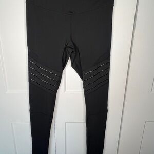 Zella Moto Textured Leggings Women's Size Medium